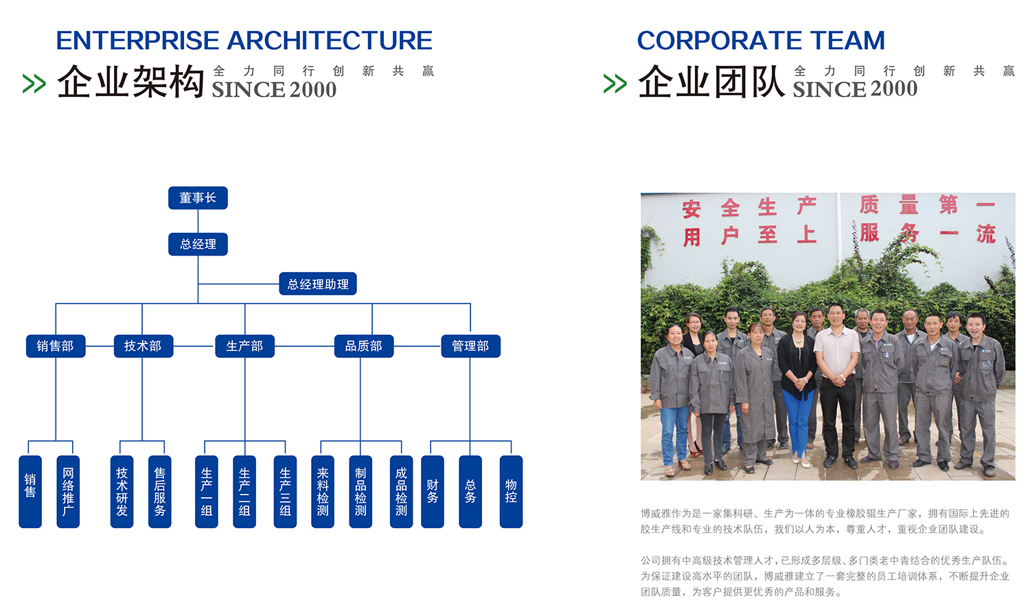 企业团队+组织架构